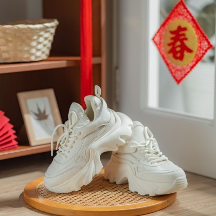 Viscous Leather Sneakers 厚底真皮老爹款 (Pre-Order) Viscous Leather Sneakers 厚底真皮老爹款 (Pre-Order)